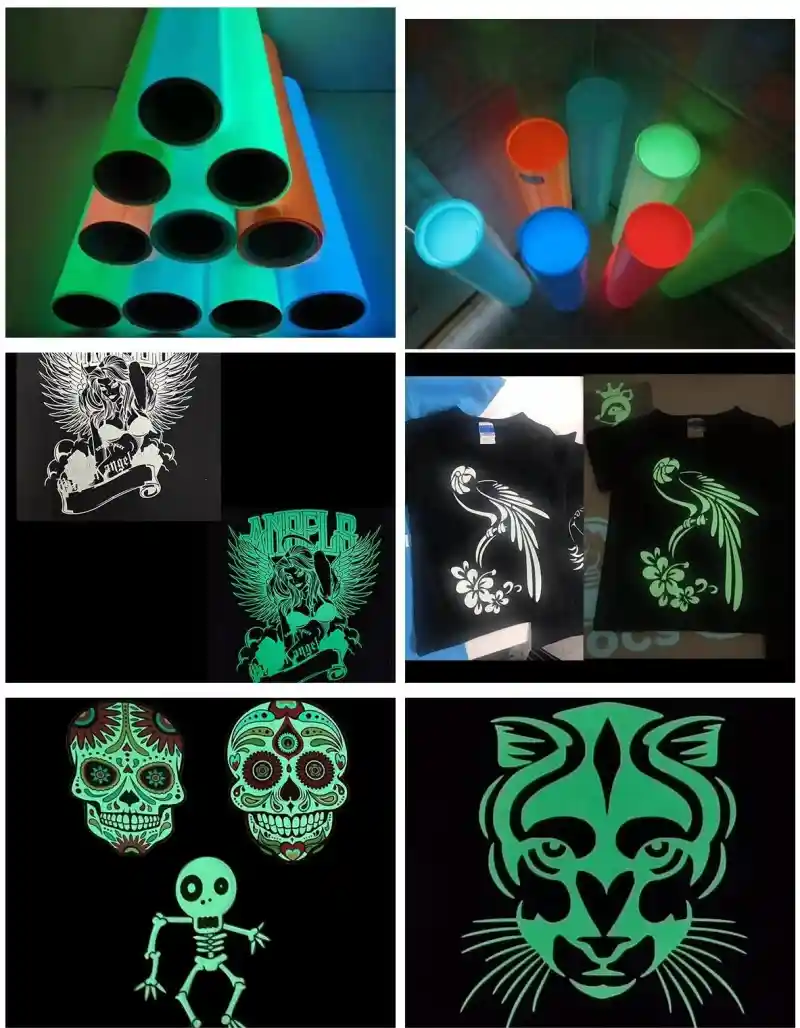 glow in the dark vinyl for T shirt